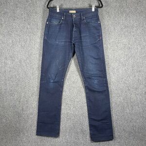 Norman Russell Selvedge Jeans Slim Fit Handmade 100% Cotton Mens Size 31x33
